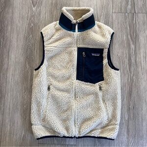 Patagonia Retro X Deep Pile Fleece Vest Jacket Size XS